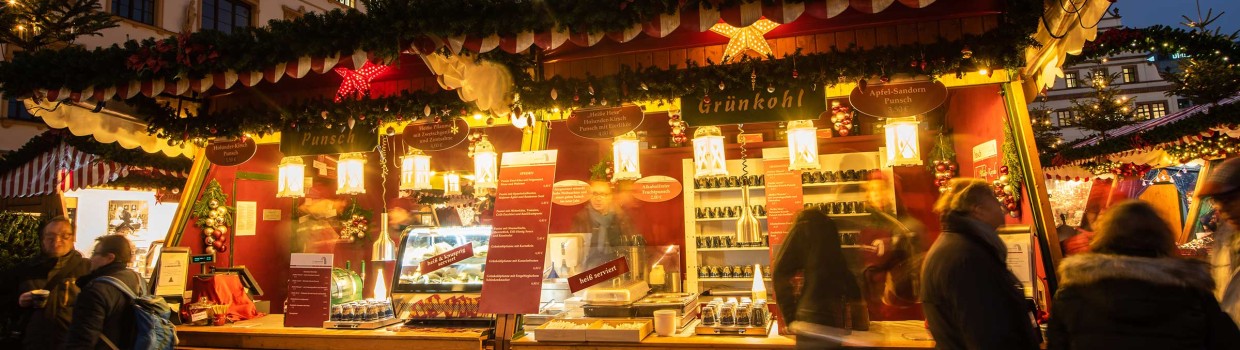 fairgourmet-Stand auf dem Leipziger Weihnachtsmarkt fairgourmet-Stand auf dem Leipziger Weihnachtsmarkt